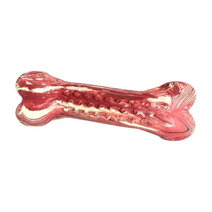 Termék főképe Antibakteriální dentální kost s vůní slaniny HipHop přírodní guma 11 cm
