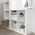 ANTON filcdoboz/barlang macskának, IKEA polcra alkalmas 33 cm szürke