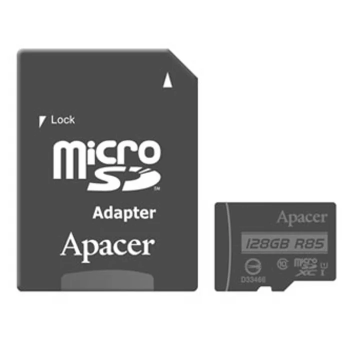 Termék főképe Apacer paměťová karta Secure Digital, 128GB, micro SDXC, AP128GMCSX10U5-R, UHS-I U1 (Clas