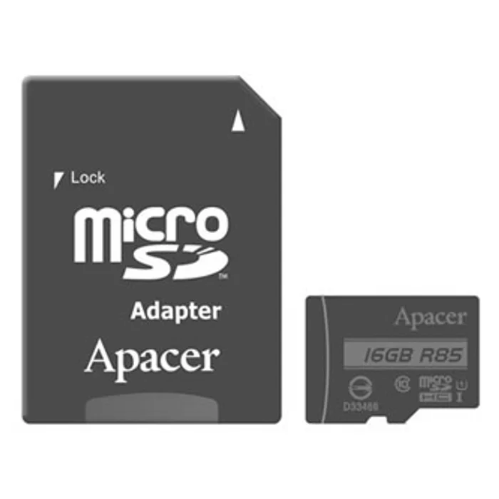 Termék főképe Apacer paměťová karta Secure Digital, 16GB, micro SDHC, AP16GMCSH10U5-R, UHS-I U1 (Class