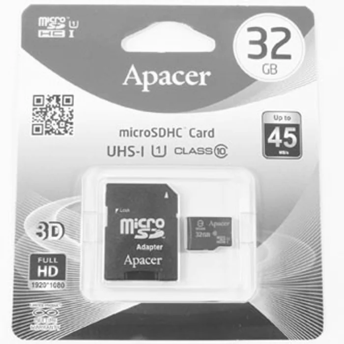 Termék főképe Apacer paměťová karta Secure Digital, 32GB, micro SDHC, AP32GMCSH10U1-R, UHS-I U1 (Class