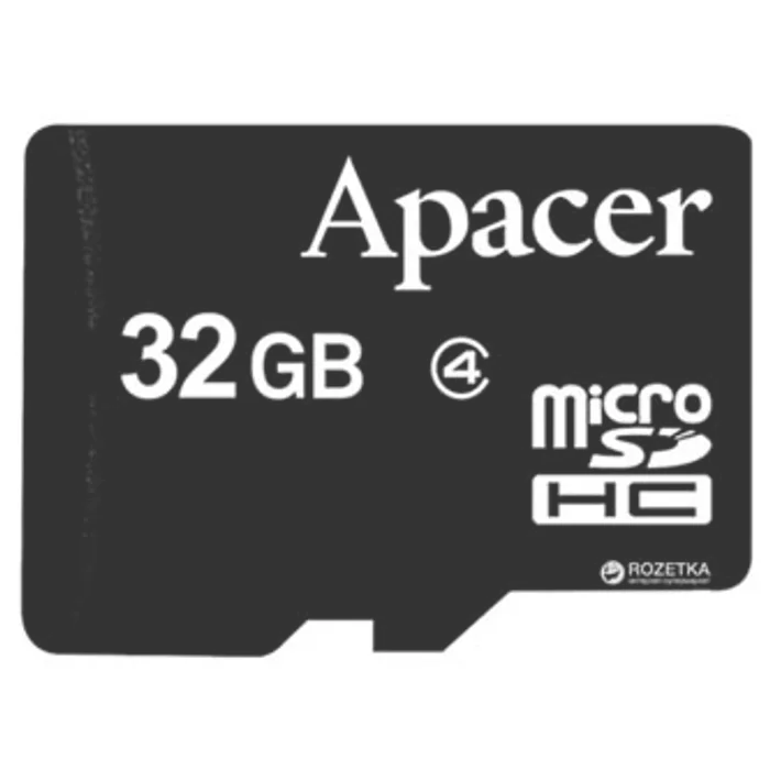 Termék főképe Apacer paměťová karta Secure Digital, 32GB, micro SDHC, AP32GMCSH4-RA, Class 4, bez adapt