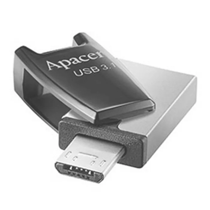 Termék főképe Apacer USB flash disk OTG, USB 3.0 (3.2 Gen 1), 32GB, AH179, modrý, AP32GAH179U-1, USB A