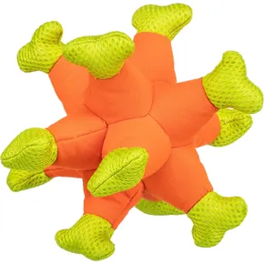Aqua Toy tengeri sün, úszó vízi játék, 24 cm, narancssárga/zöld
