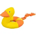 Aqua Toy úszó kacsa kötélen, 20 x 36 cm, szövés