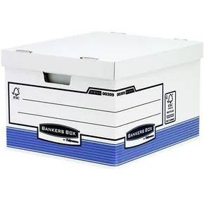 Archiváló konténer BANKERS BOX® SYSTEM, kék, FELLOWES [10 db]