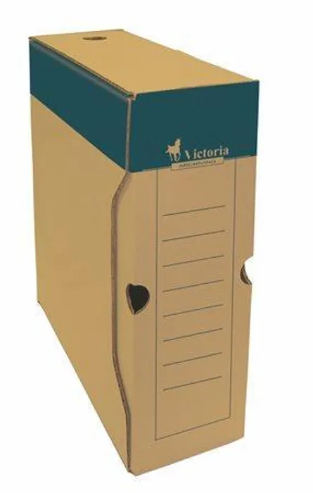 Termék főképe Archivační krabice, přírodní, karton, A4, 100 mm, VICTORIA