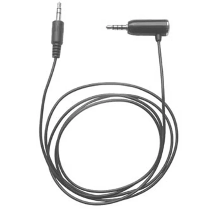 Termék főképe Audio Hands free kabel, Jack (3,5mm) M (4-polový)-Jack (3,5mm) M, 1.2, stereo, černý, pro