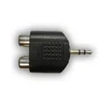 Következő termékkép Hangcsökkentés, Jack (3,5 mm) M-Cinch 2x F, 0, sztereó, fekete, embléma