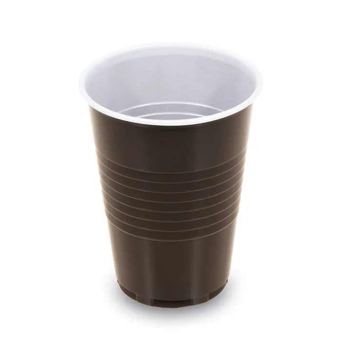 Termék főképe Automatový kelímek hnědo-bílý 0,18 l -PS- (průměr 70mm)[100 ks]