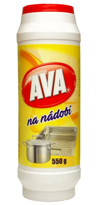 Termék főképe Ava Na nádobí čisticí prášek na čištění běžného kuchyňského nádobí 550 g