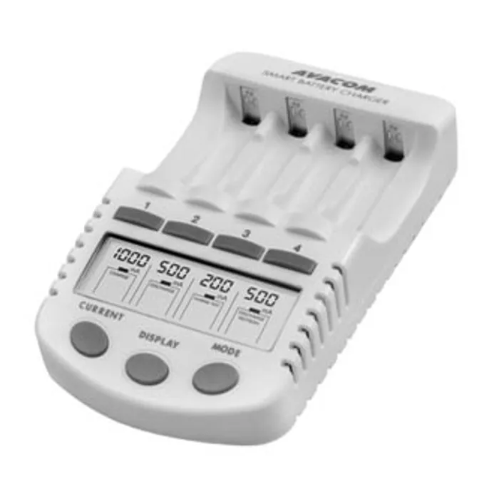 Termék főképe Avacom, Inteligentní nabíječka, JVL-505, na 4 ks AA/AAA, NiMH, Ni-Cd, 220V (el.síť), nabí