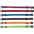 Nylon azonosító nyakörv csomag kiskutyáknak S-M 17-25cm/10mm, fekete, fekete, md, zöld vagy, fi