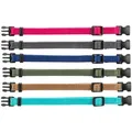 Nylon azonosító nyakörv csomag kiskutyáknak S-M 17-25cm/10mm, málna, szürke, mod, khaki, rózsaszín, te