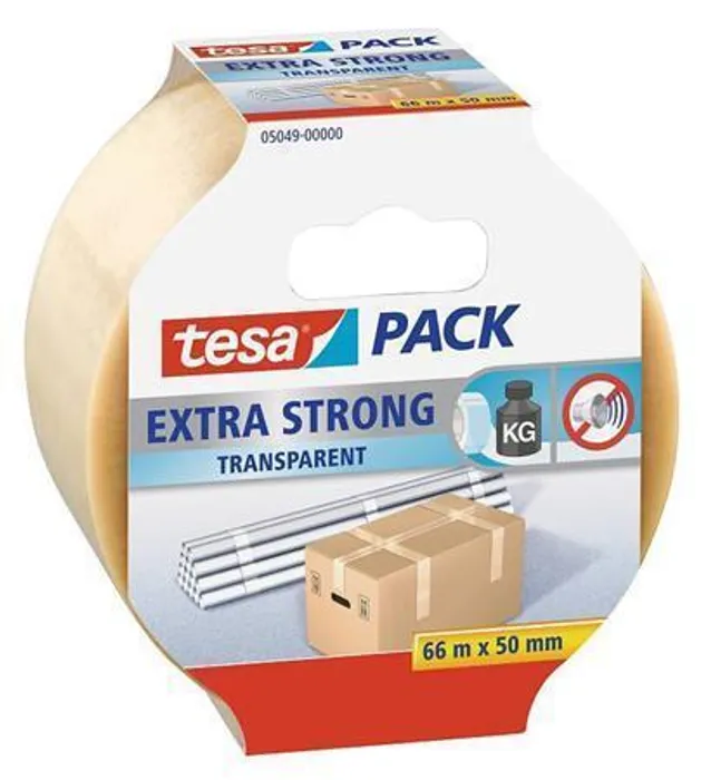 Termék főképe Balicí lepicí páska "Extra Strong 57171", transparentní, 50 mm x 66 m, TESA