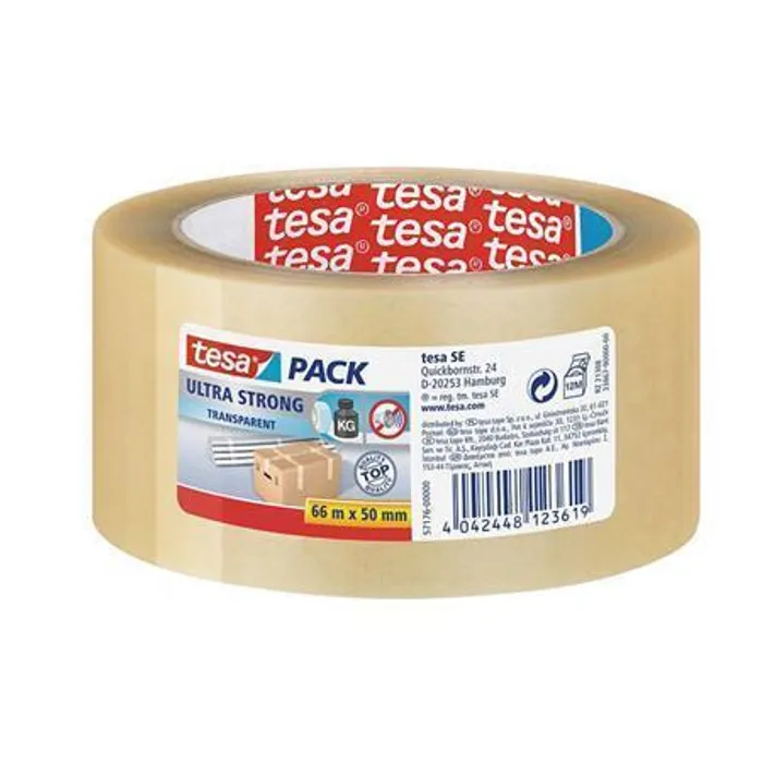 Termék főképe Balicí páska "Ultra Strong 57176", průhledná, 50 mm x 66 m, TESA [6 ks]