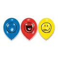 Smiley léggömbök 6 db