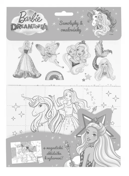 Termék főképe BARBIE DREAMTOPIA – Magnetky, omalovánky, samolepky