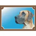 Következő termékkép Színes jel Figyelem kutya, dog