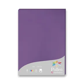 Clairefontaine színes levélkártya lila, A4 [25 db]