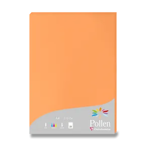 Clairefontaine színes levélkártya narancssárga, A4 [25 db]