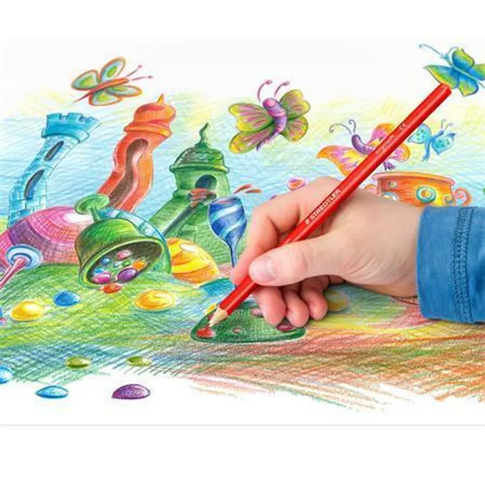 Termék főképe Barevné pastelky "Ergo Soft", 12 barev, trojhranná, STAEDTLER