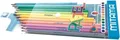 PASTEL színes ceruzák, 12 szín, kerek, MITAMA 62827