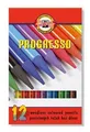 Színes zsírkréta "Progresso 8756/12", 12 db, fa nélkül, KOH-I-NOOR