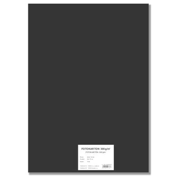 Termék főképe Barevný karton EXTRA 300g 50x70cm černý [10 listů]