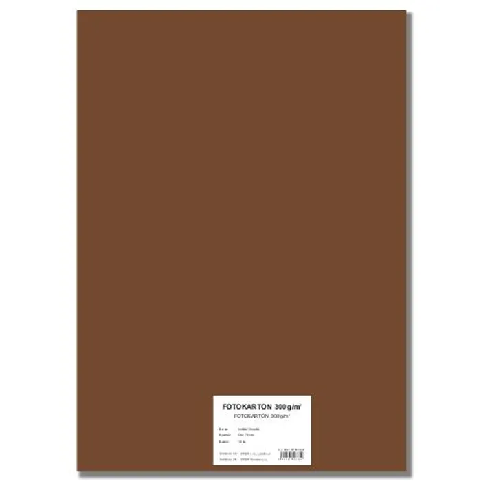 Termék főképe Barevný karton EXTRA 300g 50x70cm hnědý [10 listů]
