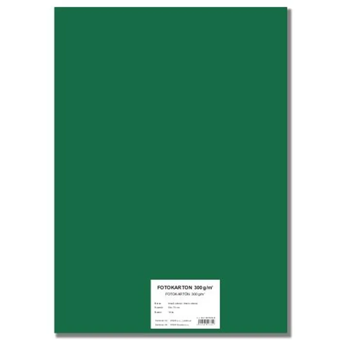 Termék főképe Barevný karton EXTRA 300g 50x70cm tmavě zelený [10 listů]
