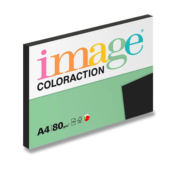 Termék főképe Barevný papír Image Coloraction 80 g, 100 listů, černý