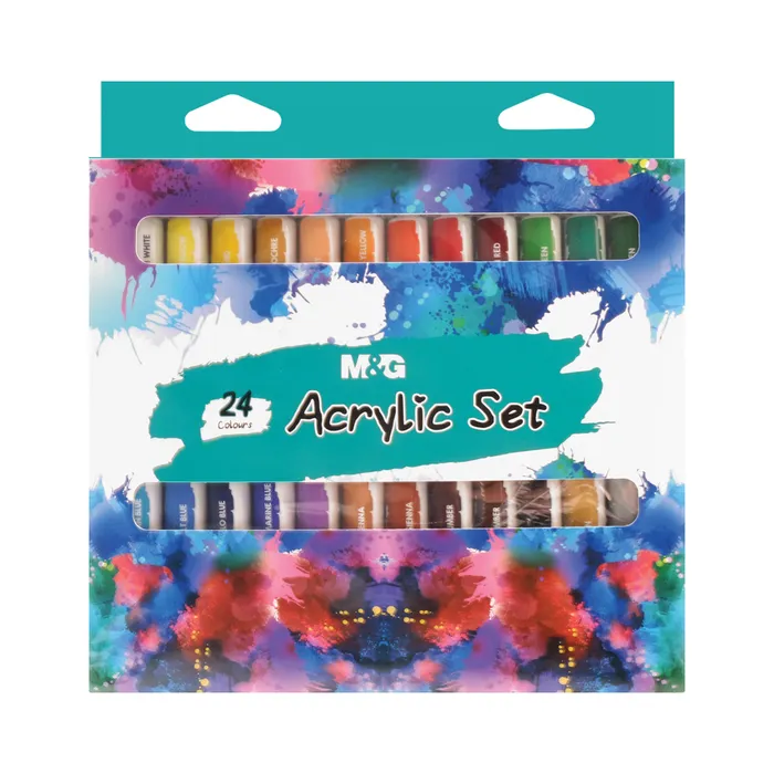 Termék főképe Barvy akrylové M&G 12 ml - sada 24 ks