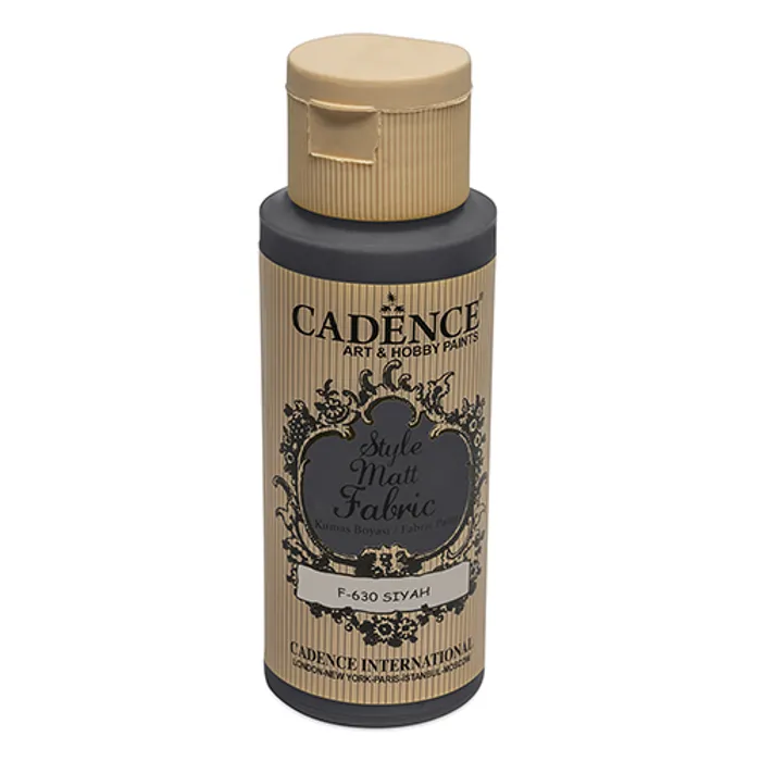 Termék főképe Barvy na textil Cadence Style Matt černá, 59 ml