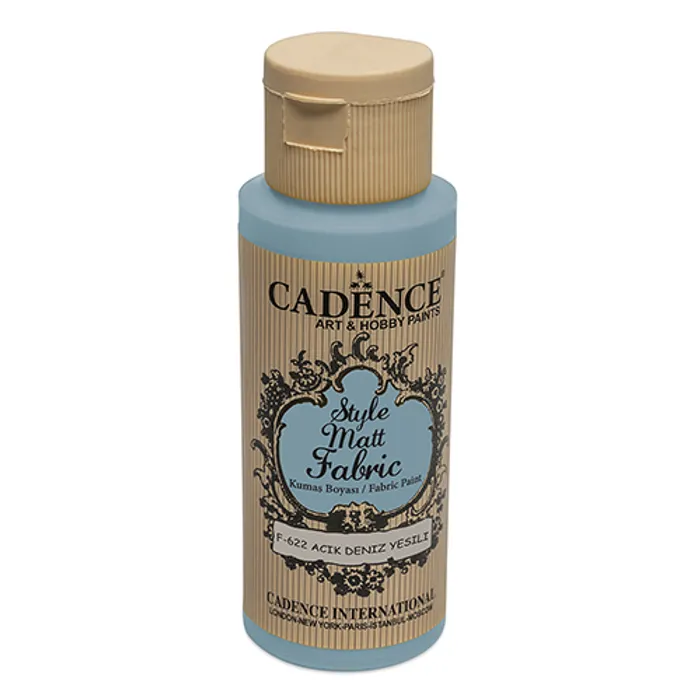 Termék főképe Barvy na textil Cadence Style Matt modrozelená, 59 ml