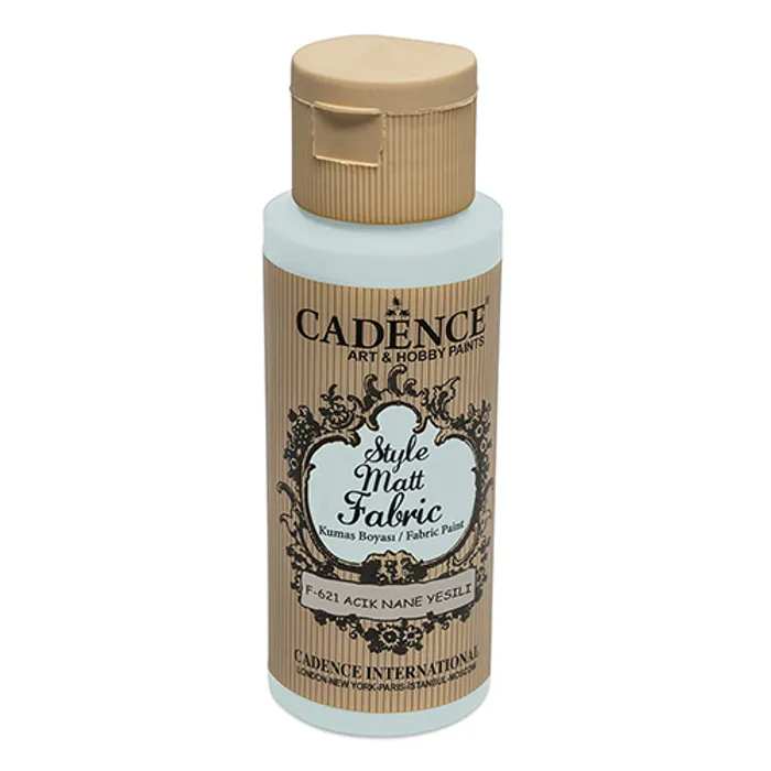 Termék főképe Barvy na textil Cadence Style Matt sv. zelená, 59 ml