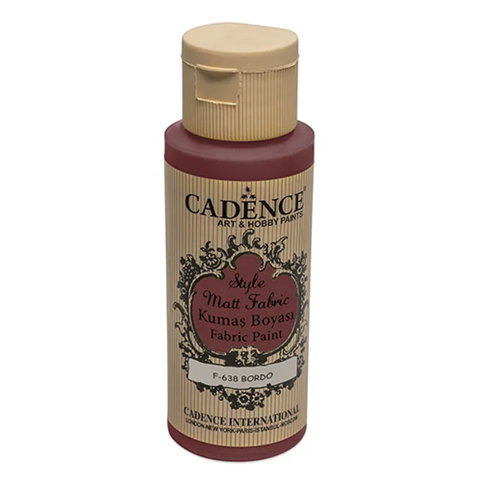 Termék főképe Barvy na textil Cadence Style Matt vínová, 59 ml
