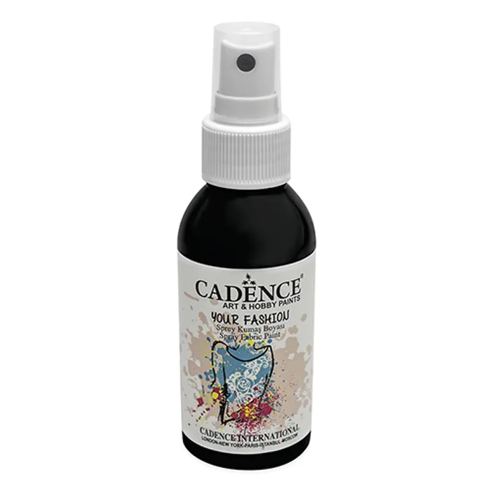 Termék főképe Barvy na textil Cadence Your Fashion, černá, 100 ml