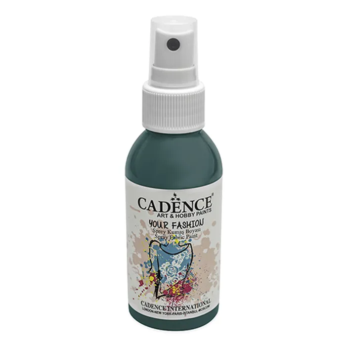 Termék főképe Barvy na textil Cadence Your Fashion, modrozelená, 100 ml