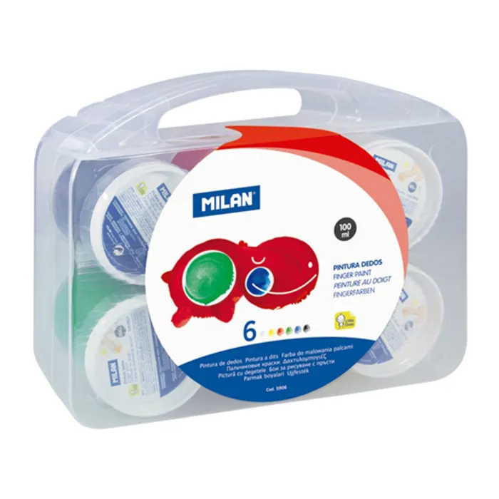 Termék főképe Barvy vodové prstové MILAN - 6 barev, 100ml