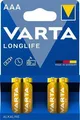 Elem, AAA (mikroceruza), csomagonként 4 db, VARTA Longlife Extra