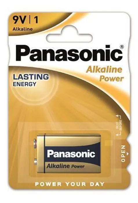 Termék főképe Baterie "Alkaline power", 9V, 1 ks, PANASONIC