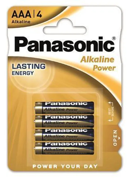 Termék főképe Baterie "Alkaline power", AAA 4 ks, PANASONIC