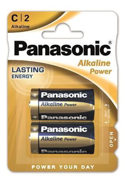 Termék főképe Baterie "Alkaline power", C 2 ks, PANASONIC