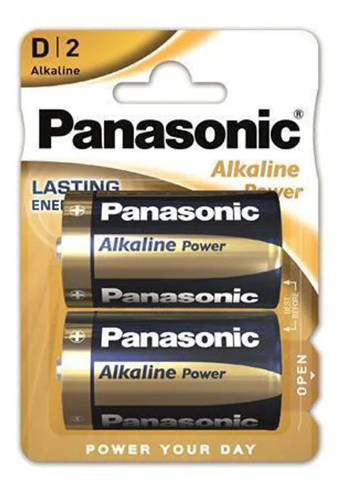 Termék főképe Baterie "Alkaline power", D 2 ks, PANASONIC