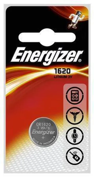 Termék főképe Baterie knoflíková, CR1620, 1 ks v balení, ENERGIZER