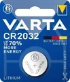 Gombelem, CR2032, 1 db csomagban, VARTA