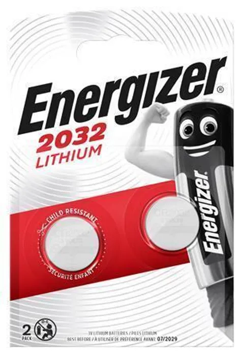 Termék főképe Baterie knoflíková, CR2032, 2 ks v balení, ENERGIZER