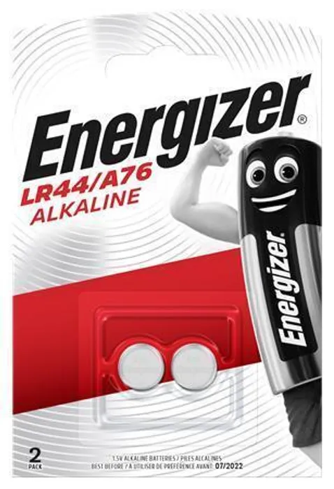 Termék főképe Baterie knoflíková, LR44/A76, 2 ks v balení, ENERGIZER