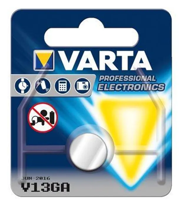 Termék főképe Baterie knoflíková, V13GA, 1 ks v balení, VARTA